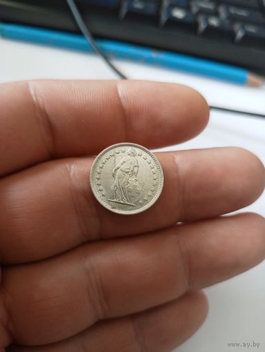 1/2 франка 1963 Швейцария