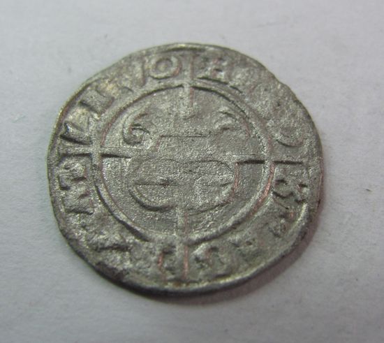 Шилинг 1539 Рига магистр Ливонского ордена Герман фон Брюгеней