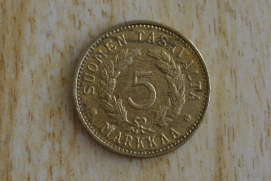 Финляндия 5 марок 1951 с 1 руб