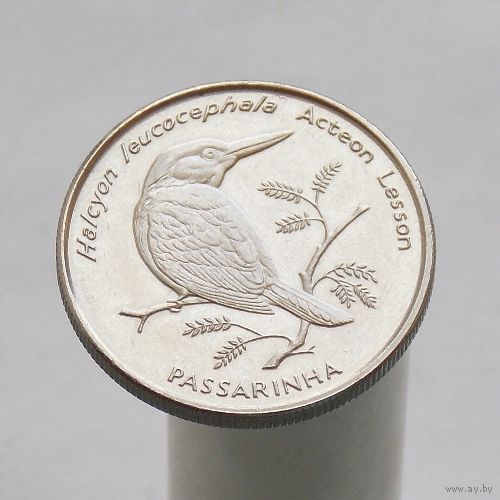 Кабо - Верде 10 эскудо 1994 Птицы - Сероголовая альциона