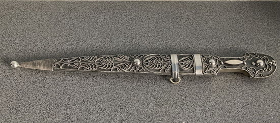 Кинжал кавказский сувенирный скань