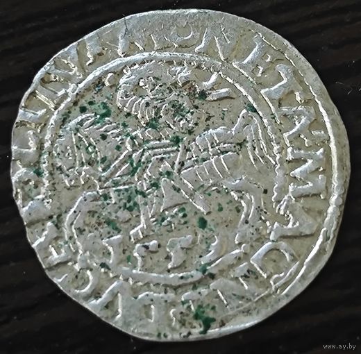 Литва 1/2 гроша, 1559 года. Из коллекции. Не чистился. Сохран, штемпельный блеск.