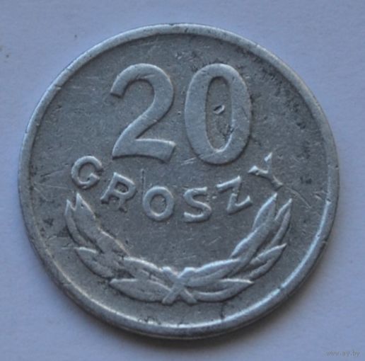 Польша, 20 грошей 1968 г.