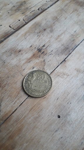 ФРАНЦИЯ 20 франков  1950 год