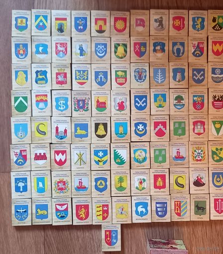 Спички.Гербы.