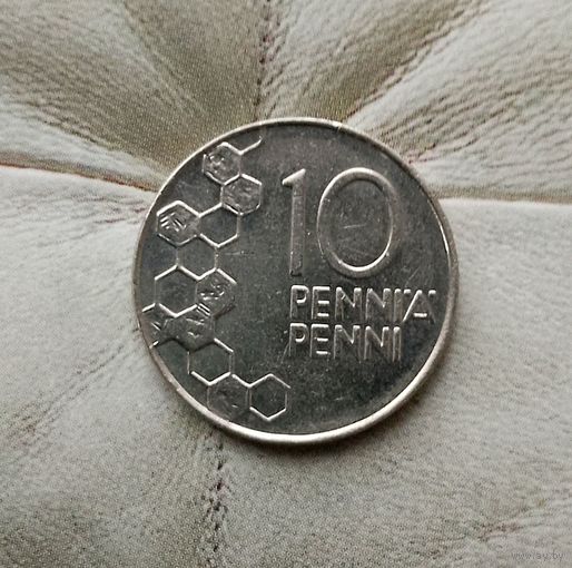 10 пенни 1991 года Финляндия. Финляндская Республика (Suomi).