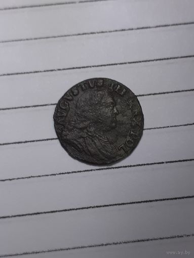 Шеляг 1752 год в сохране
