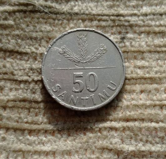 Werty71 Латвия 50 сантимов 1992