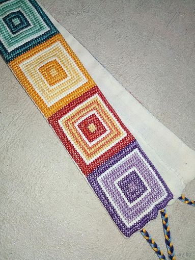 Пояс вышитый #5 р-р 4,5 см х 77 см