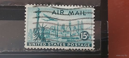 РАСПРОДАЖА. США. Авиапочта. Гаш.