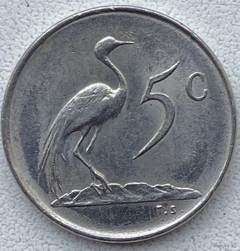 ЮАР 5 центов 1977 г.