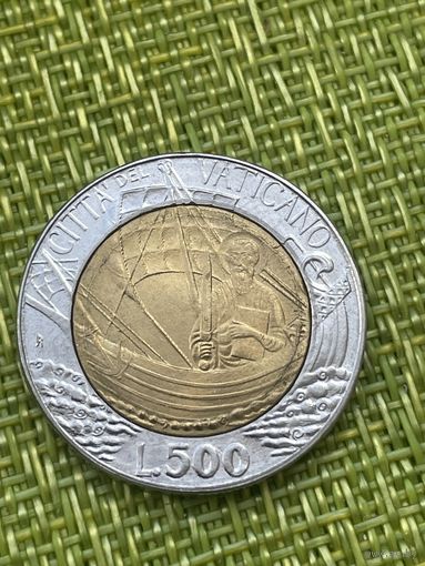 Ватикан 500 лир 1985 г. Иоанн Павел ll.