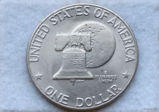 Werty71 США 1 большой доллар 1976 Колокол Эйзенхауэр 1776