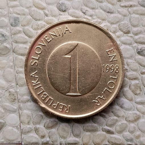 1 толар 1998 года Словения. Республика Словения. Единственная на аукционе!