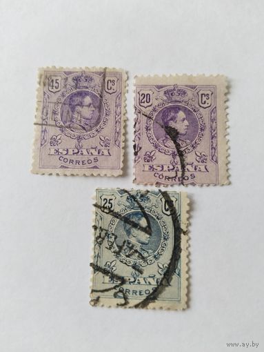 Испания 1909 3 м король Альфонсо -Х111