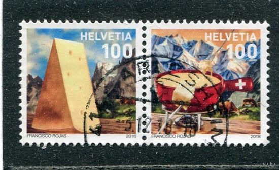 Швейцария. Гастрономия. Национальный продукт. Сцепка