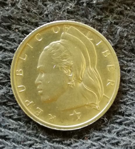 Либерия 10 центов 1974 год, KM# 15a.2
