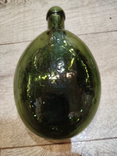 Стеклянная фляжка ПМВ