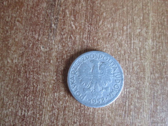 2 злотых.Польша.1958 год.