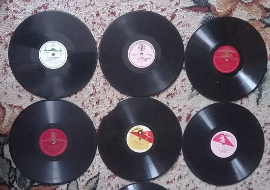 Пластинки ,78 оборотов.Разные производители.