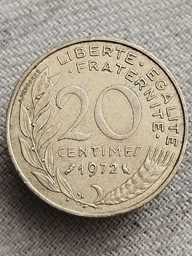 Распродажа - 20 сантимов 1972г.,Пятая Республика,Франция