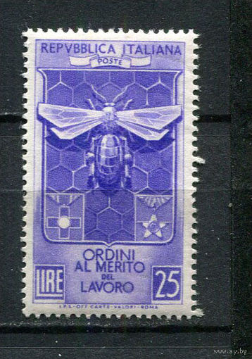 Италия - 1953 - Орден за трудовые заслуги - [Mi. 882] - полная серия - 1 марка. MH.  (Лот 33Gj)-T2P40