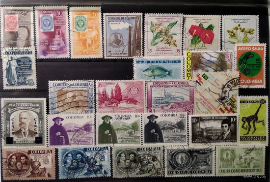 Колумбия\765\личности фауна микс 26шт