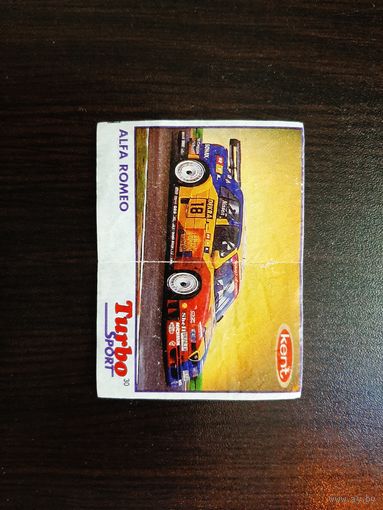 Вкладыш турбо спорт #30 фиолет. Turbo sport violet. Rare. Редкость. Состояние отличное. Доставка бесплатно.