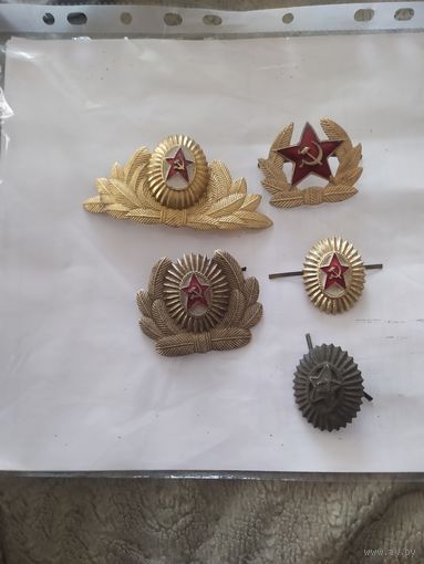 Значки военные одним лотом
