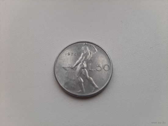 Италия 50 лир 1976