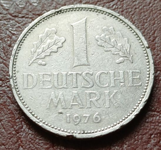 Германия 1 марка, 1976      J      ( 1-10-4 )