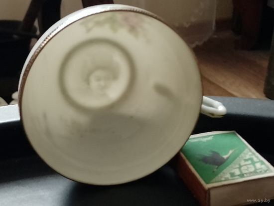 Антикварная чайная чашка Япония / Китай ультра-тонкий фарфор