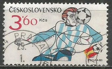 Чехословакия. ЧМ по футболу Испания'82. 1982г. Mi#2649.