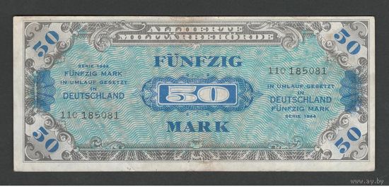 Германия 50 марок 1944 года. 9-значный номер. Тип Р-196. Состояние XF-