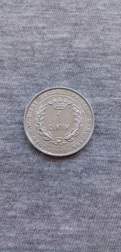 1 сантим. Андорра.