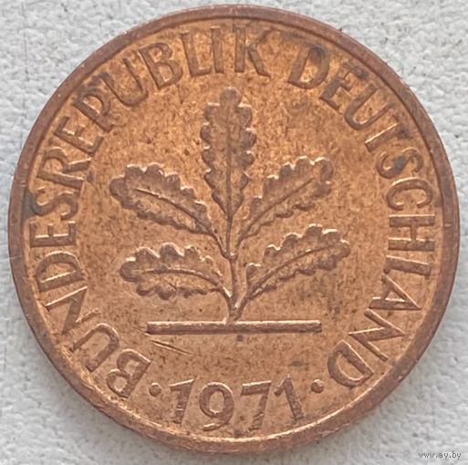 Германия 1 пфенниг 1971 г. G