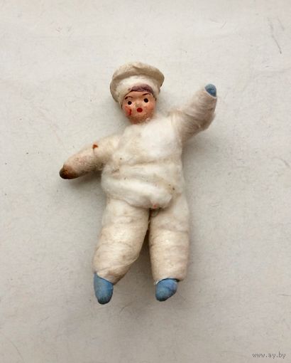 Елочная игрушка Повар, вата