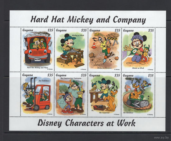 Дисней Гайана 1996** Микки Маус Mickey Mouse, Уолт Дисней Walt Disney Мультипликация