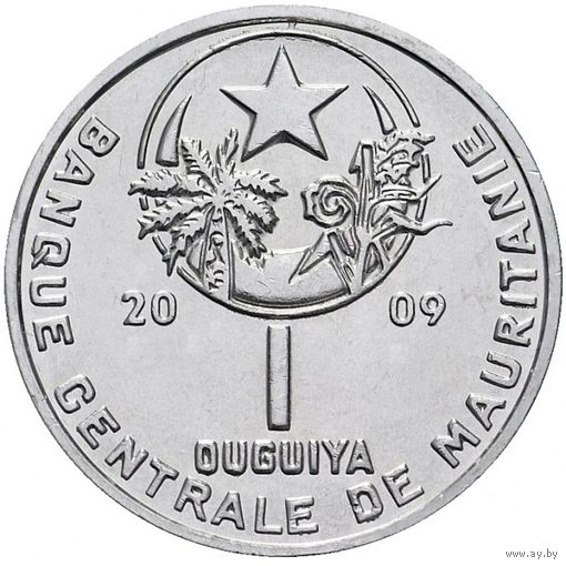 Мавритания 1 угия, 2009 UNC