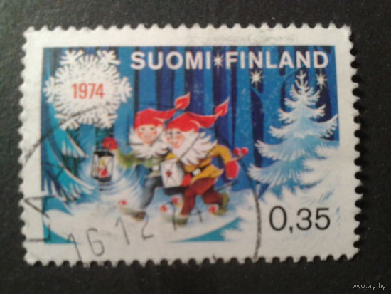 Финляндия 1974 Новый год