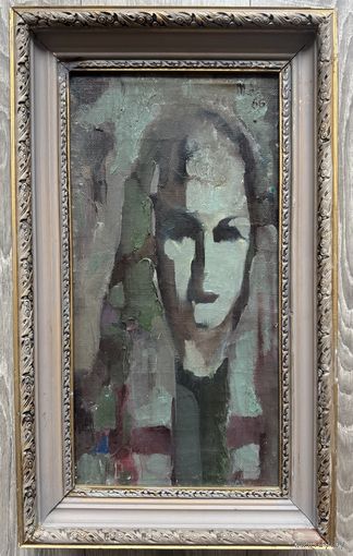 Алексей Марочкин (Женщина в зеленом платке) 1966год