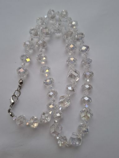 Сияющие бусы. Стекло. Огранка. Чехия