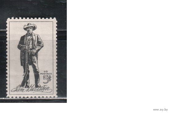 США-1964, (Мих.855),  *   , Президент Техаса (одиночка)