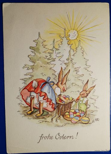 Открытка. Пасхальная. Германия.