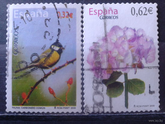 Испания 2009 Флора и фауна Полная серия Михель-2,0 евро гаш