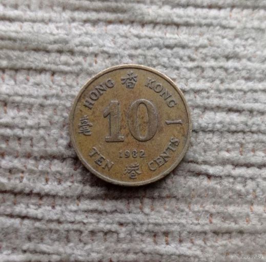 Werty71 Гонконг 10 центов 1982 Елизавета 2