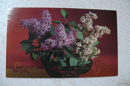Круцко Б., С днем рождения! 1987, двойная, подписана.