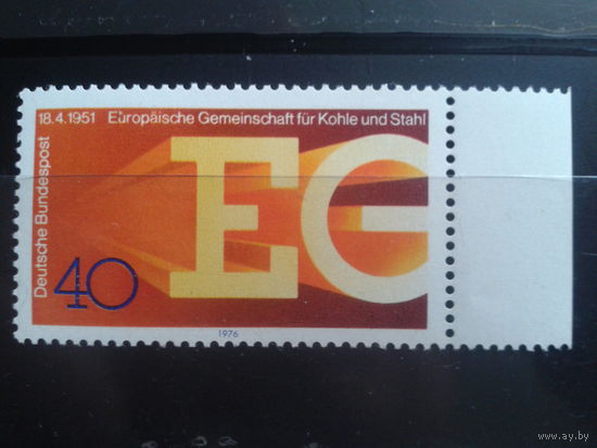 ФРГ 1976 25 лет Евросоюзу Михель-1,0 евро