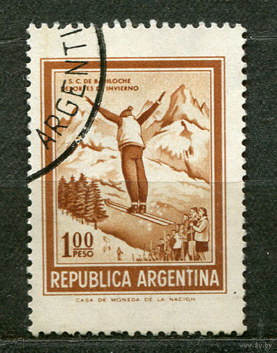 Лыжный спорт. Прыжки с трамплина. Аргентина. 1971