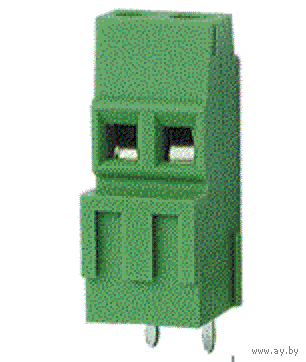 128h-500-02P ((цена за 20 шт)) Клеммники 2 пина. AWG 12-22. 300VAC. 10A. Шаг 5 мм